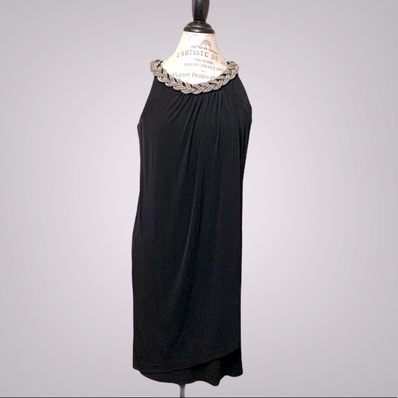 Black Dress with silver detail - Picture 1 of 6